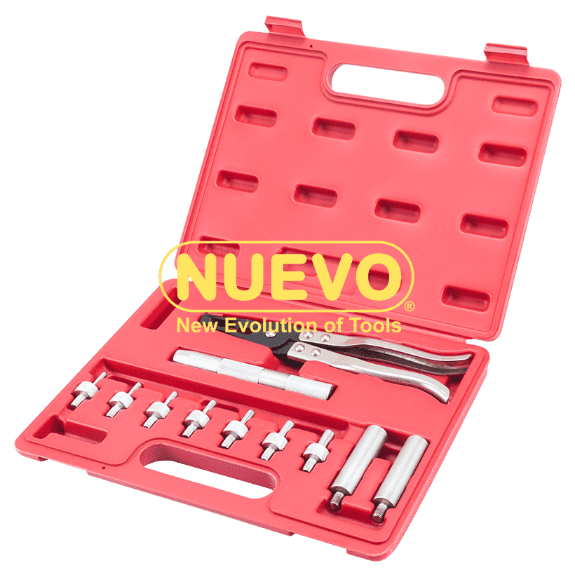 Universal Valve Guide Puller Remover & Installer Set – Mechanical Type 16pc Box